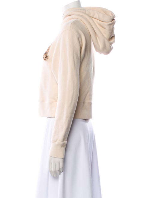 Palm Angels Graphic Print Mock Neck Sweatshirt