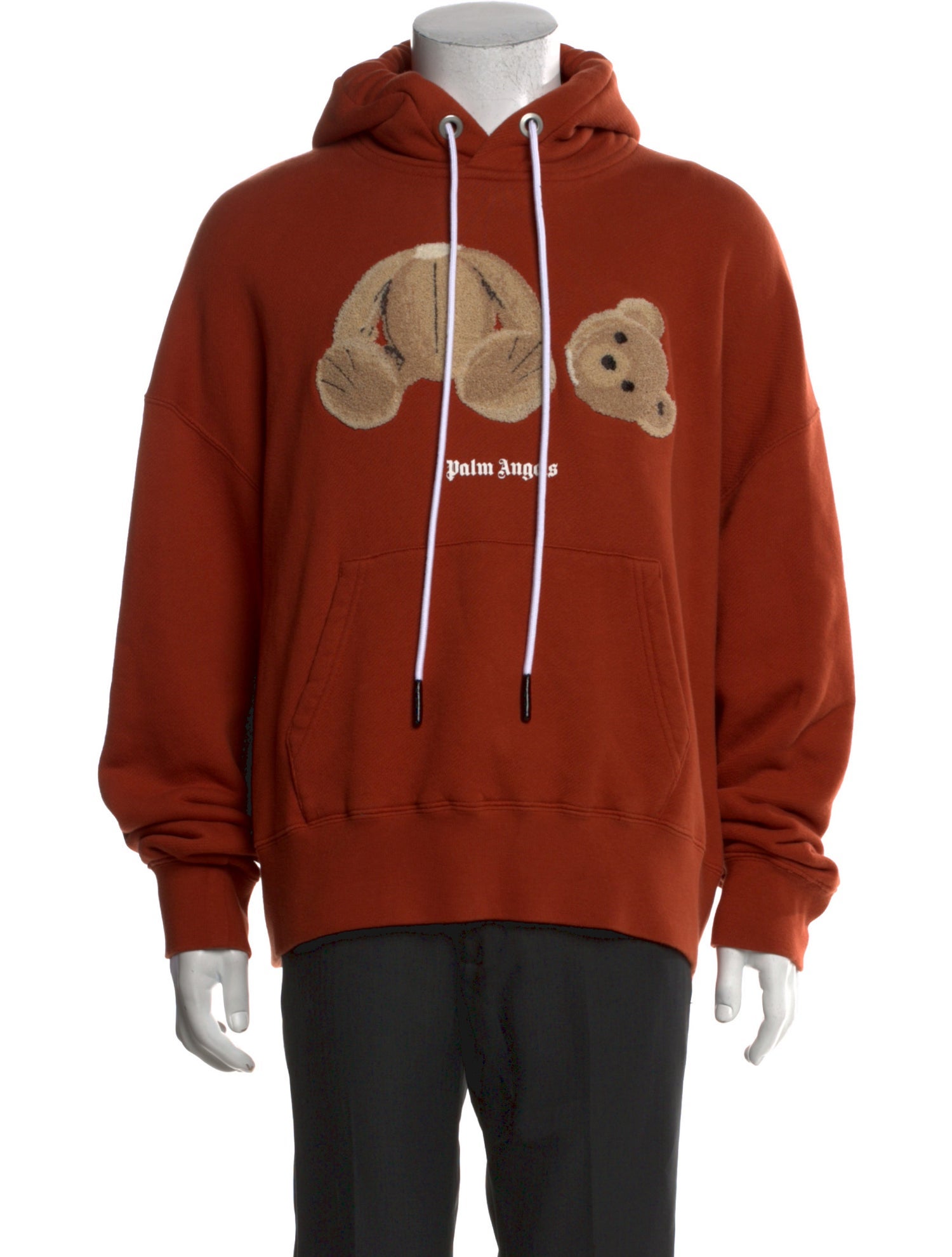 Palm Angels Graphic Print Crew Neck Hoodie