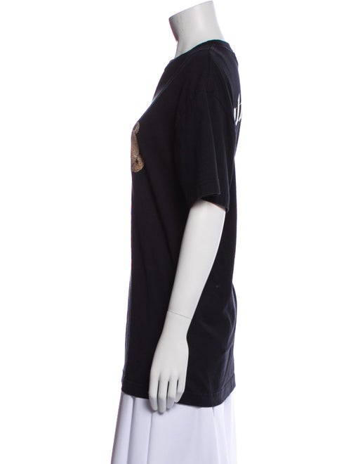 Palm Angels Graphic Print Crew Neck T-Shirt