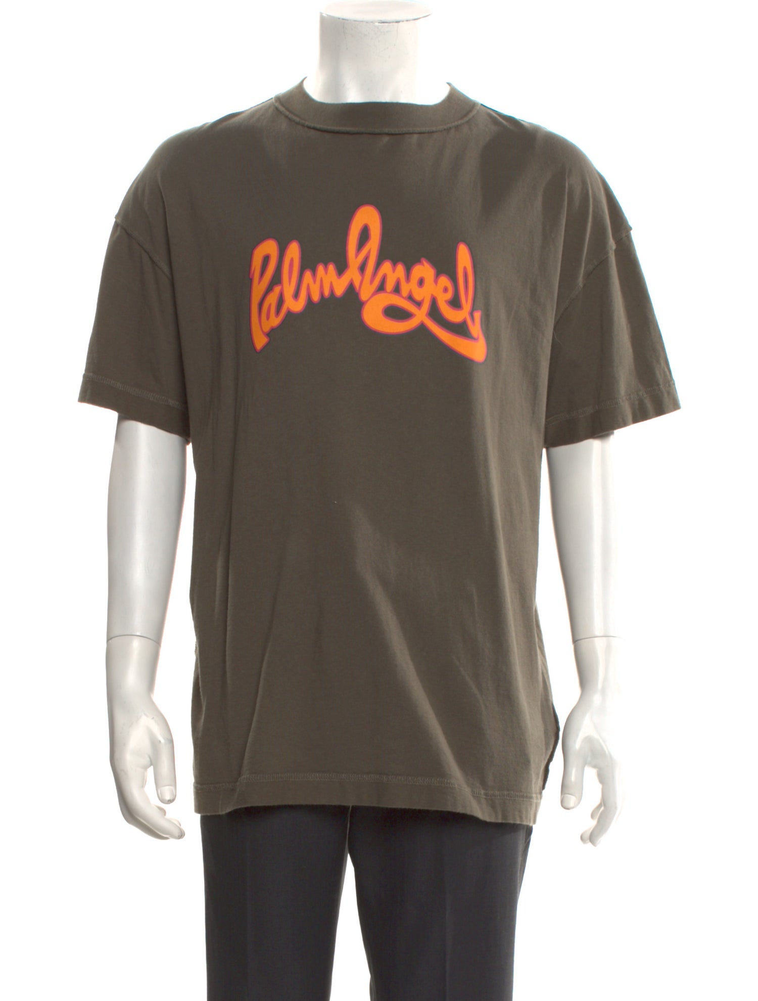 Palm Angels Graphic Print Crew Neck T-Shirt