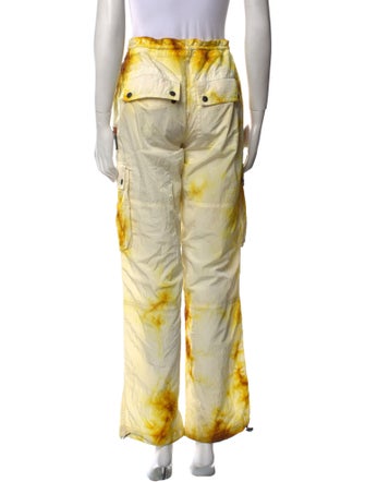 Palm Angels Tie-Dye Print Straight Leg Pants