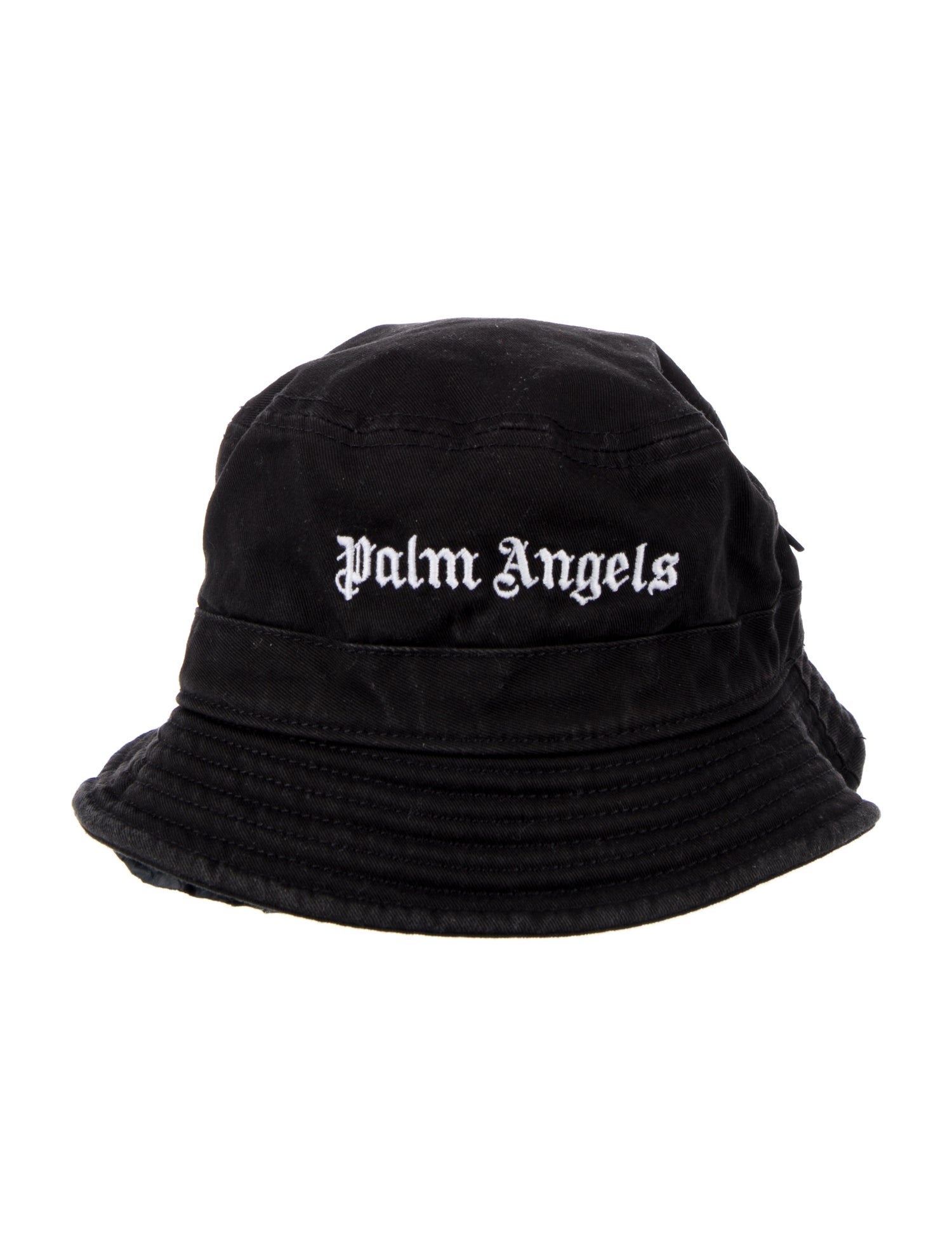 Palm Angels embroidered logo bucket hat