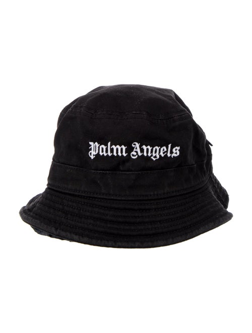 Palm Angels embroidered logo bucket hat