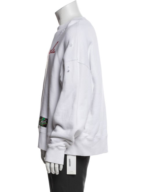 Palm Angels Graphic Print Crew Neck Sweatshirt