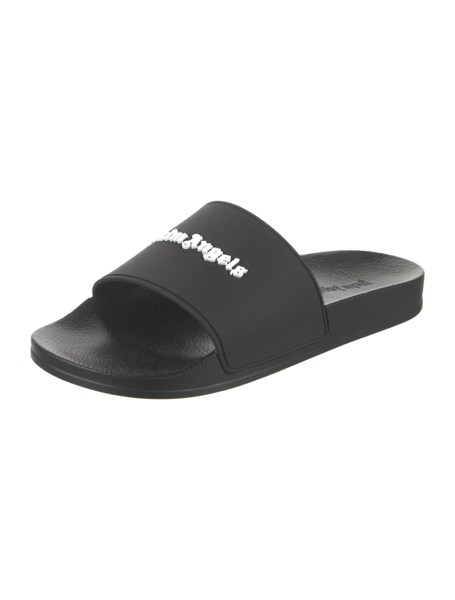 Palm Angels Rubber Graphic Print Slides w/ Tags