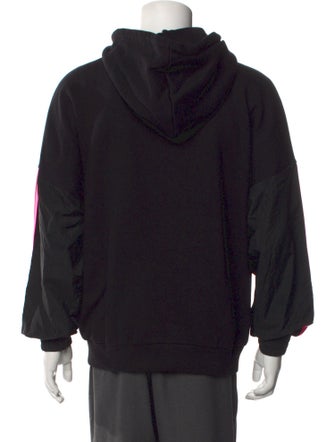 Palm Angels Striped Crew Neck Hoodie