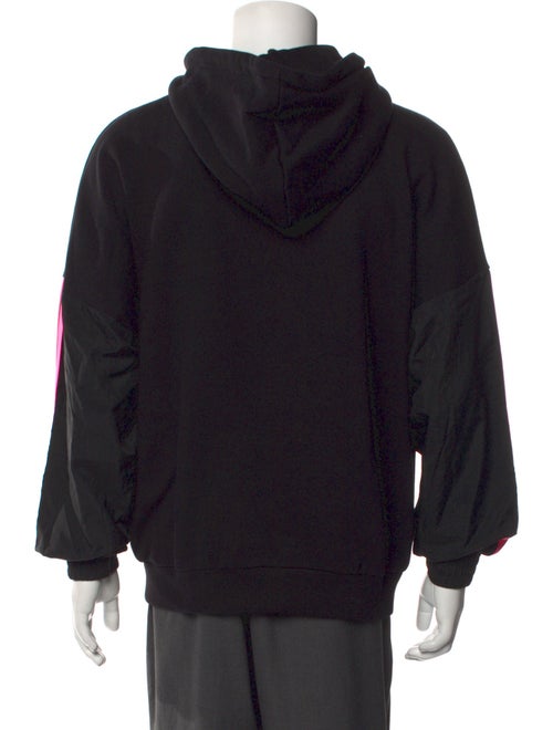 Palm Angels Striped Crew Neck Hoodie