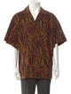 Palm Angels Animal Print Short Sleeve Shirt