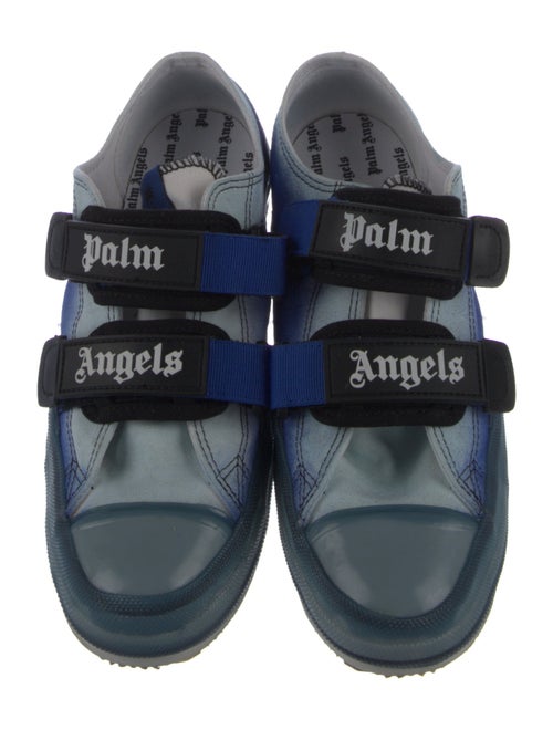 Palm Angels Canvas Colorblock Pattern Sneakers