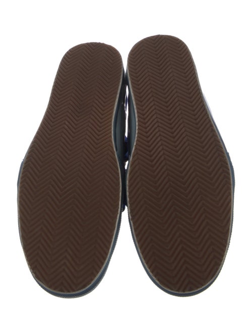 Palm Angels Canvas Colorblock Pattern Sneakers