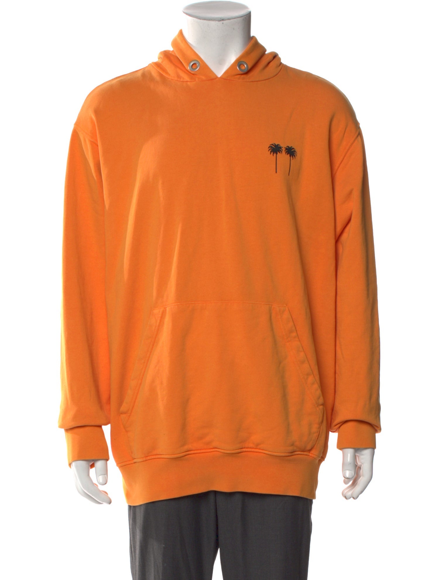 Palm Angels Graphic Print Crew Neck Sweatshirt