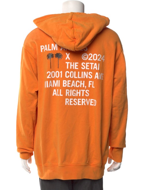 Palm Angels Graphic Print Crew Neck Sweatshirt