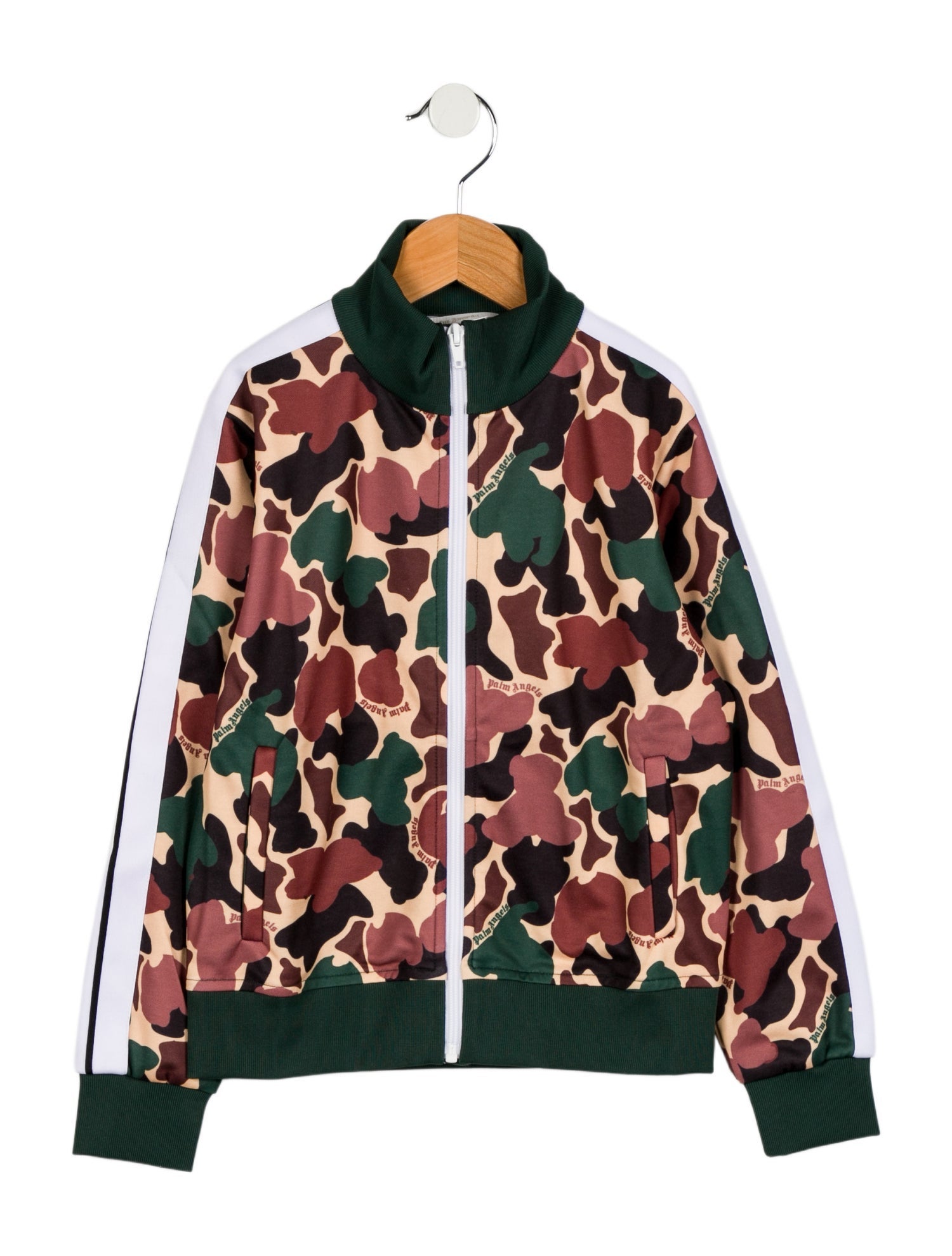 Palm Angels Boys' Camouflage Track Jacket w/Tags