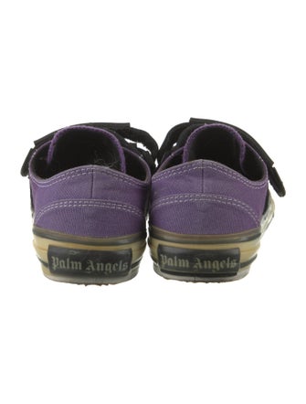 Palm Angels Canvas Colorblock Pattern Sneakers