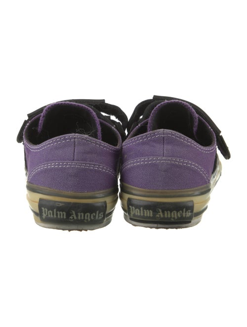 Palm Angels Canvas Colorblock Pattern Sneakers