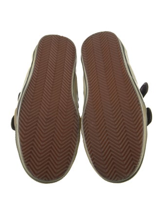 Palm Angels Canvas Colorblock Pattern Sneakers