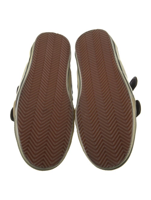 Palm Angels Canvas Colorblock Pattern Sneakers