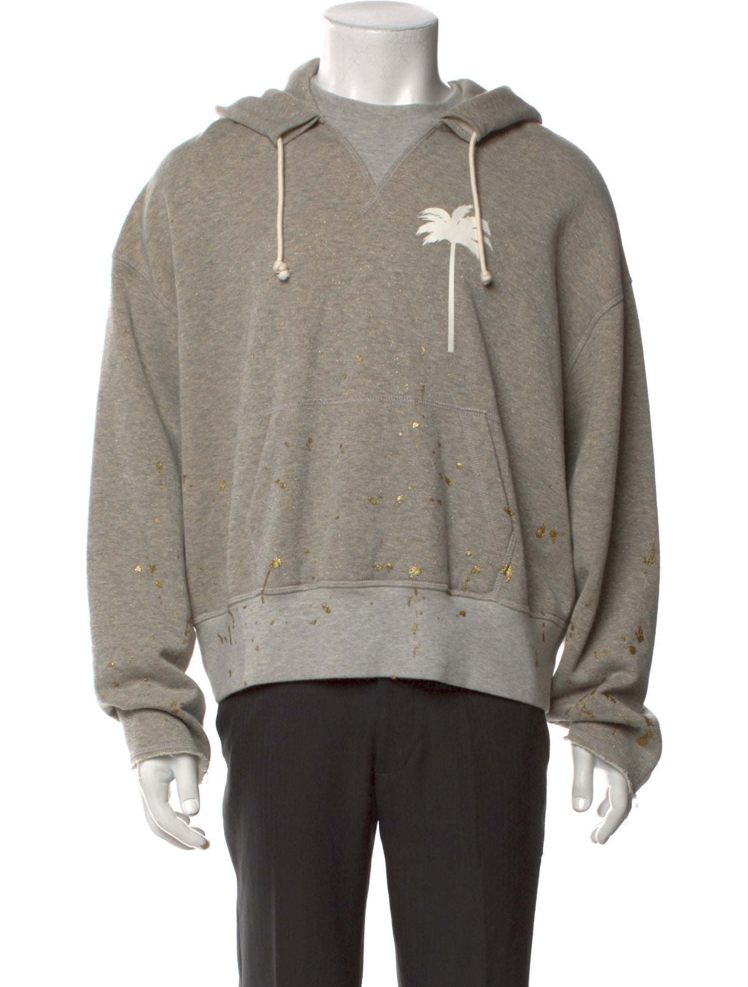 Palm Angels Crew Neck Long Sleeve Hoodie