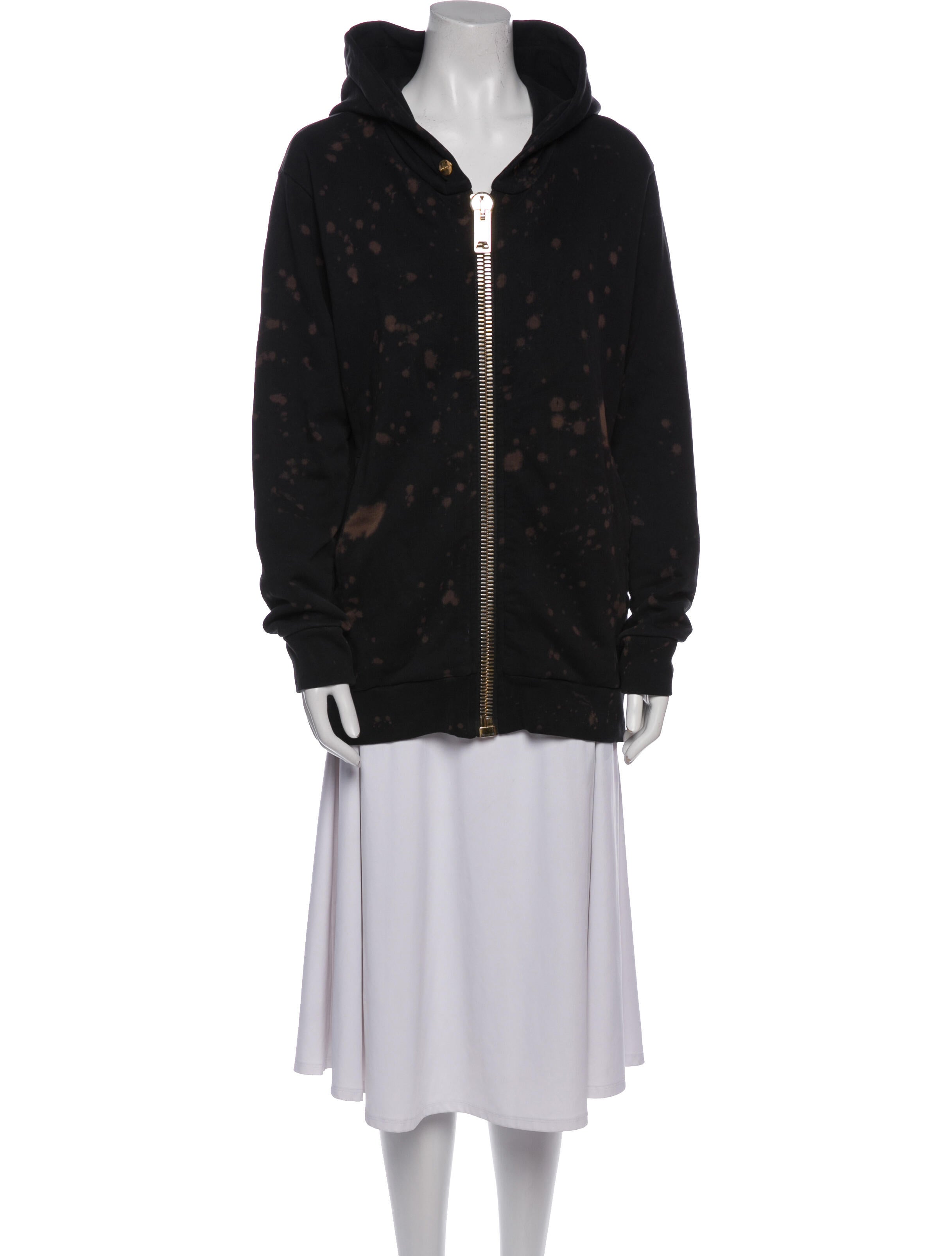 Palm Angels Mock Neck Long Sleeve Sweatshirt