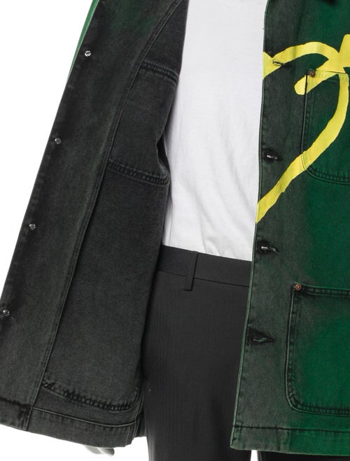 Palm Angels Graphic Print Coat