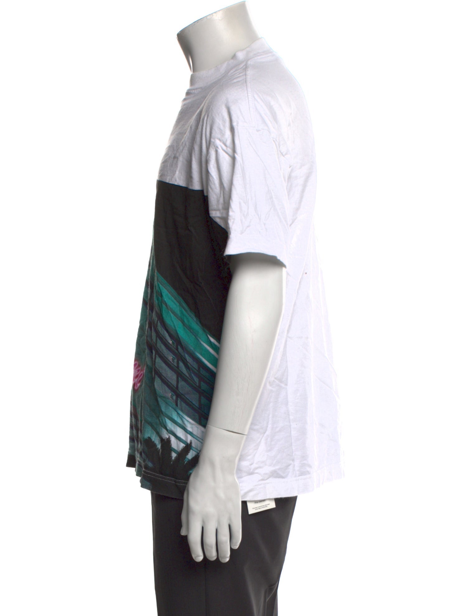 Palm Angels Graphic Print Crew Neck T-Shirt