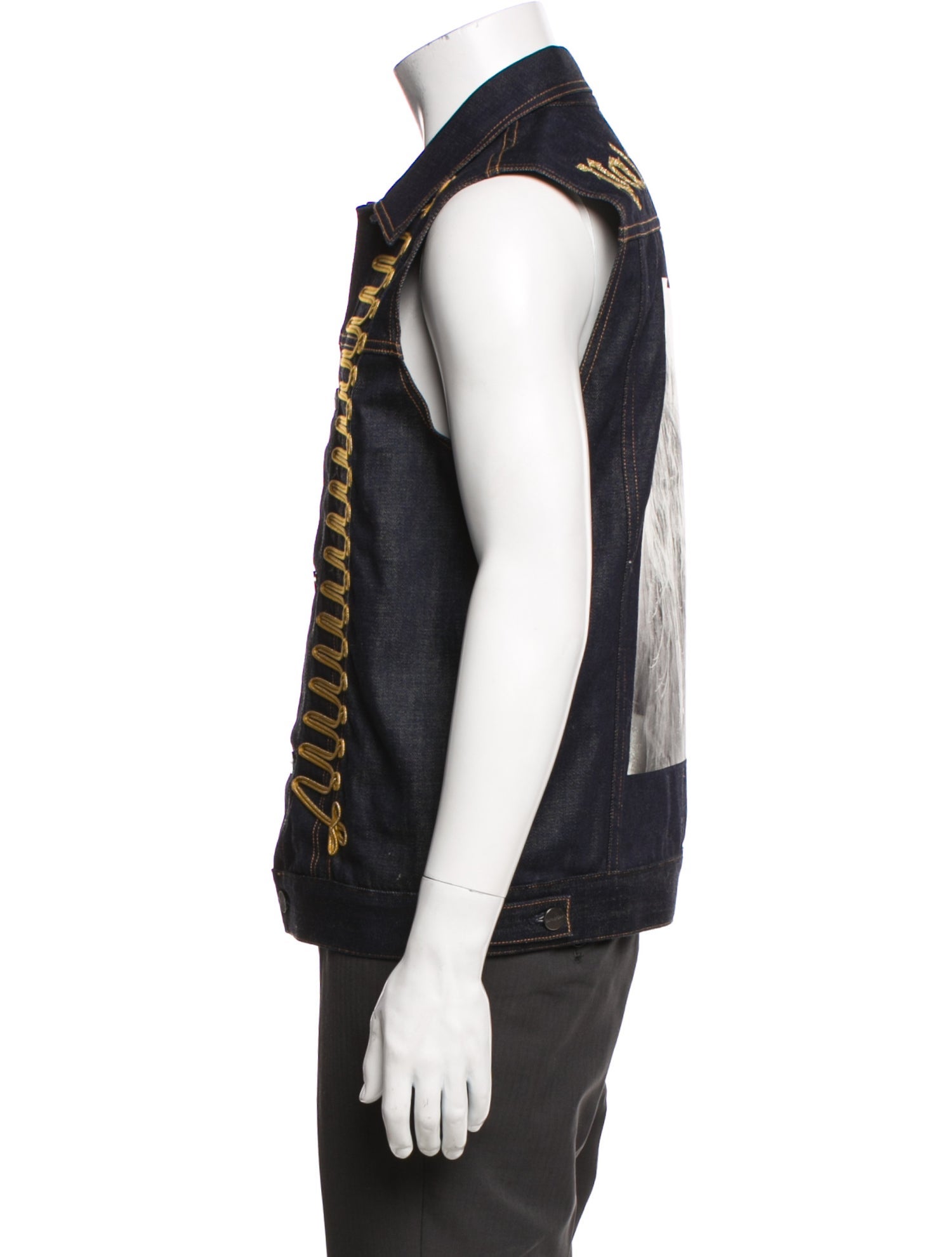 Palm Angels Striped Vest