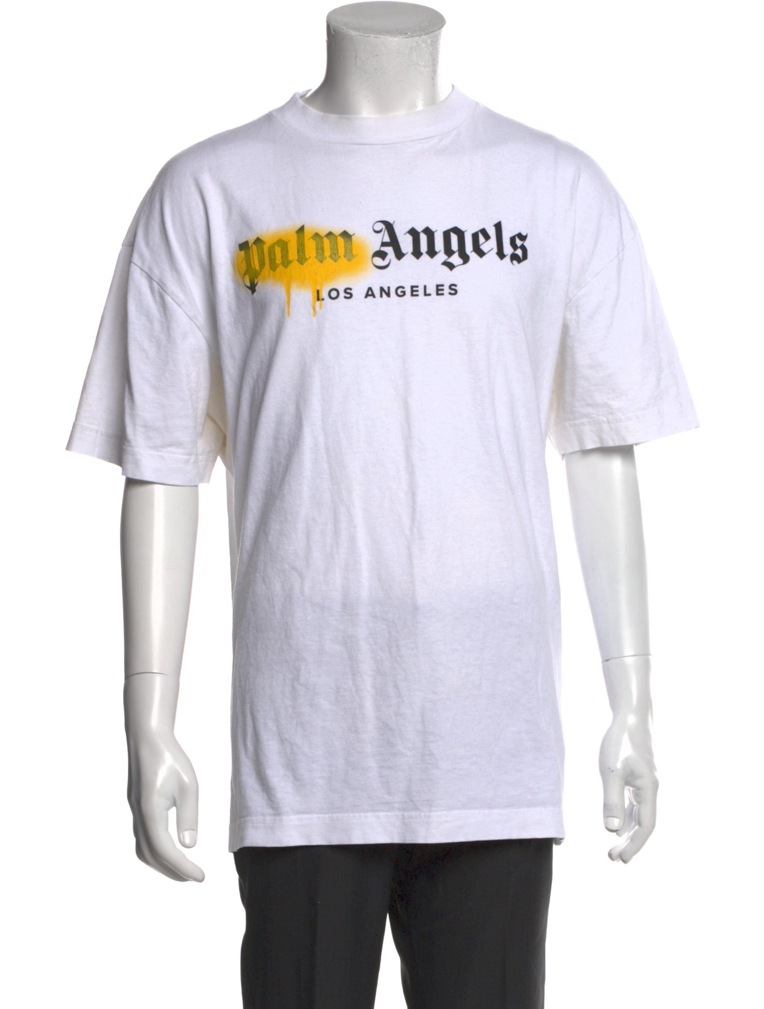 Palm Angels Graphic Print Crew Neck T-Shirt