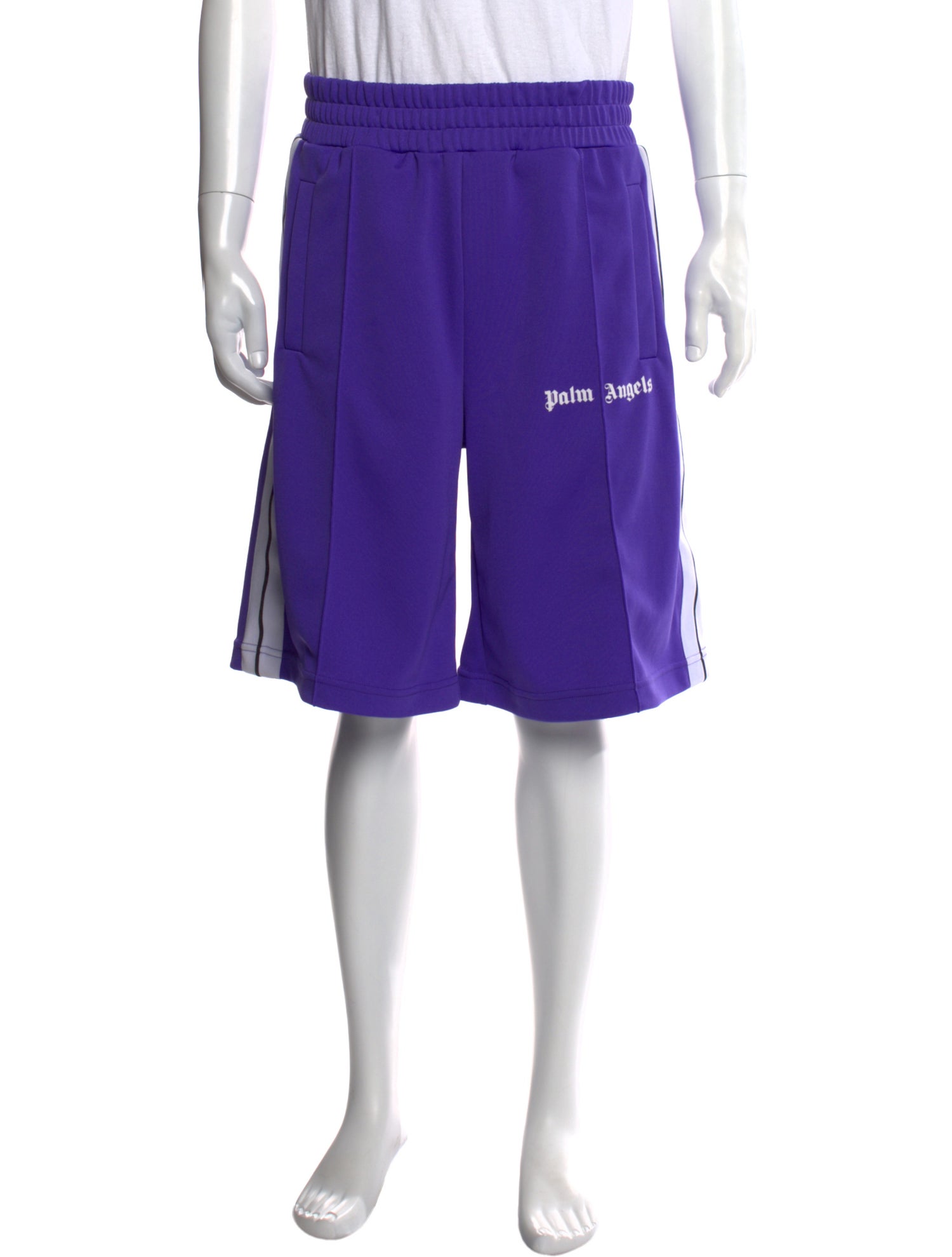 Palm Angels Striped Jogger Shorts