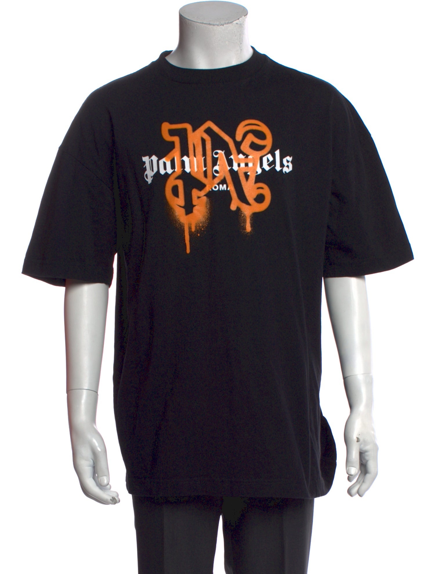 Palm Angels Graphic Print Crew Neck T-Shirt