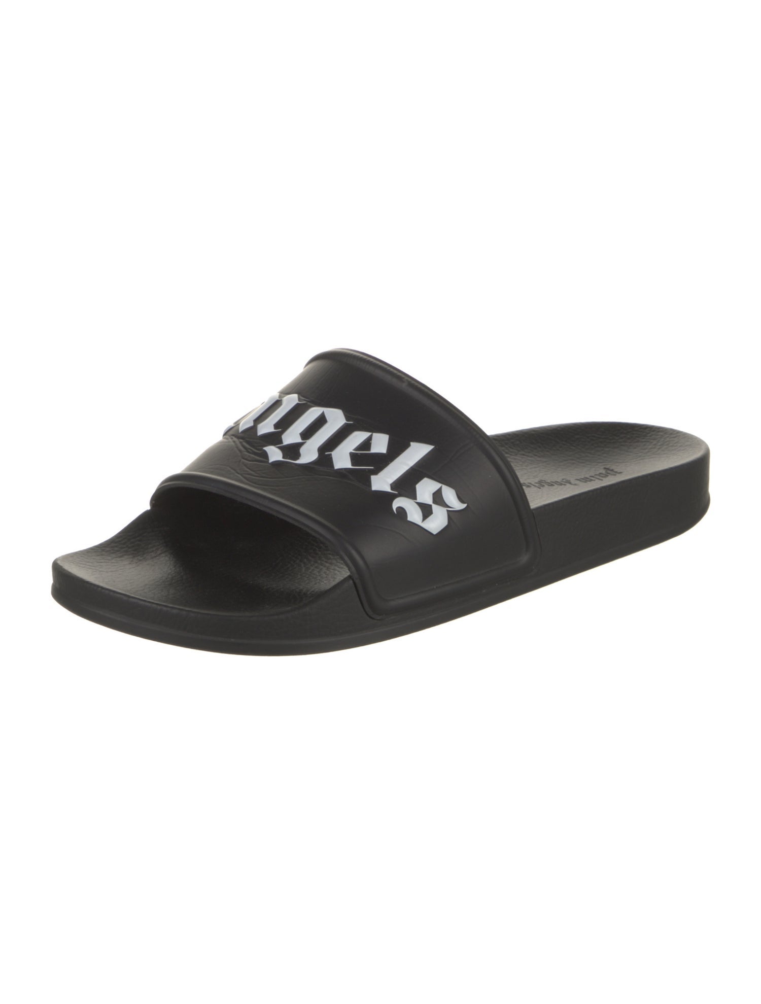 Palm Angels Rubber Graphic Print Slides