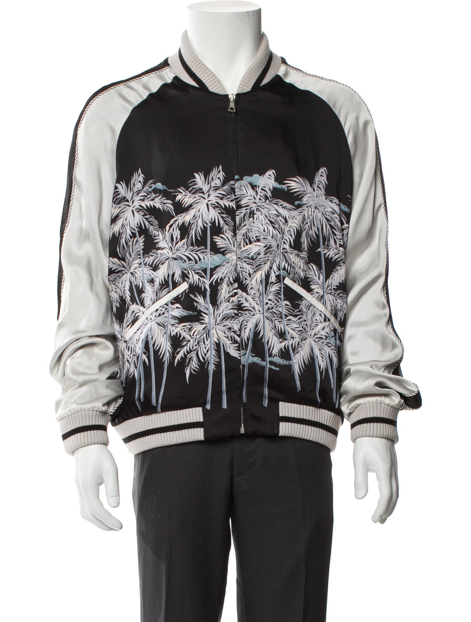 Palm Angels Printed Bomber Jacket