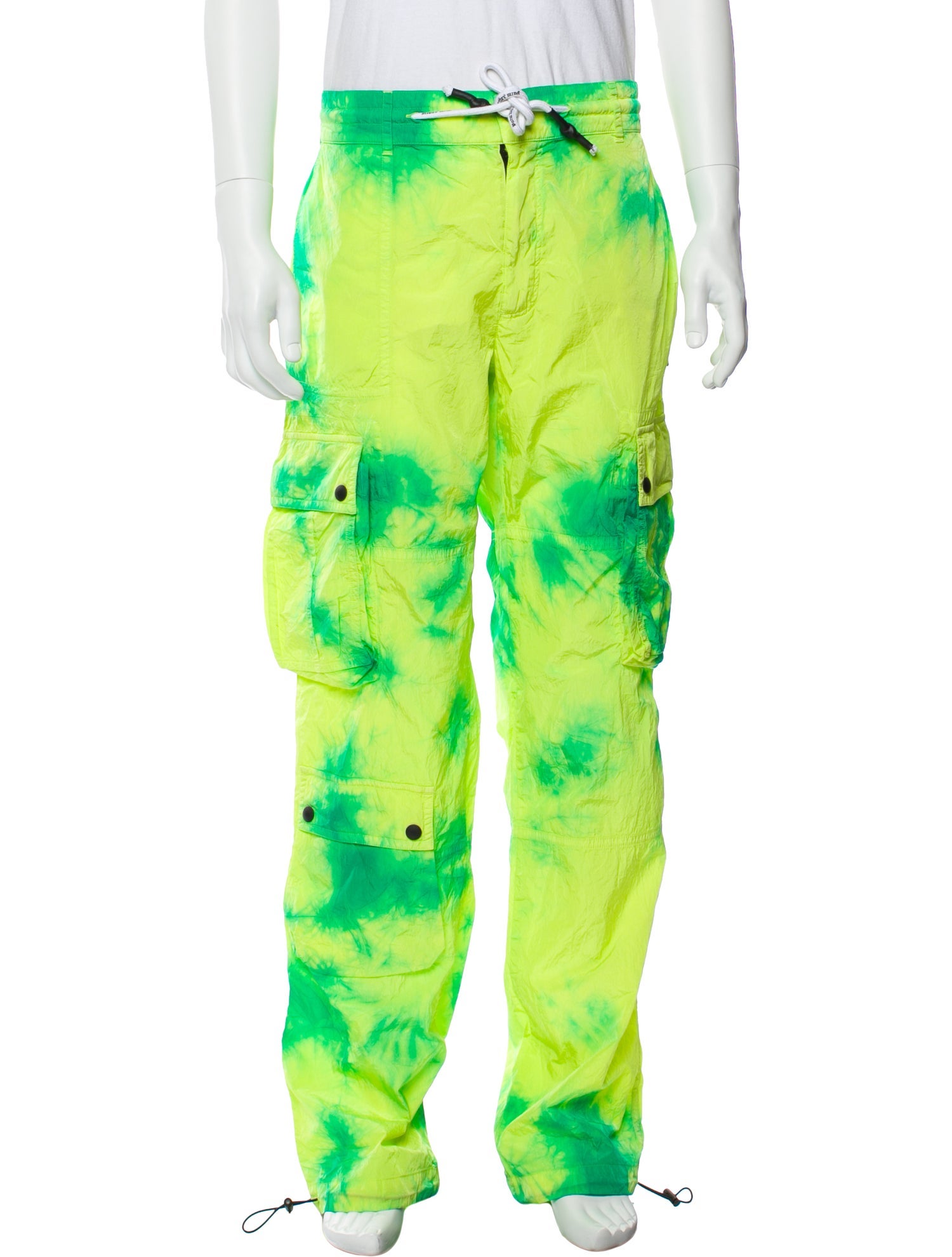 Palm Angels Tie-Dye Print Cargo Pants