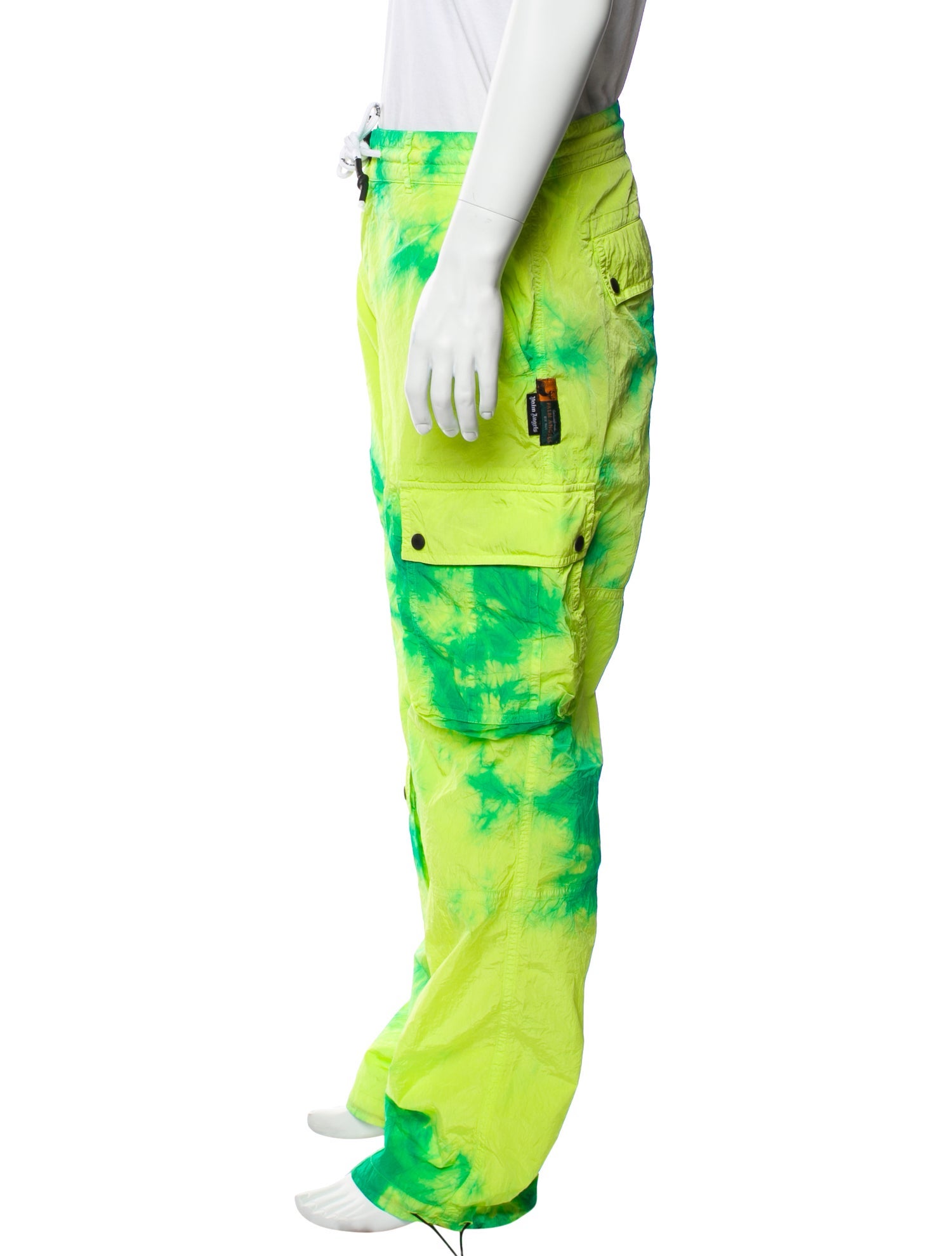 Palm Angels Tie-Dye Print Cargo Pants