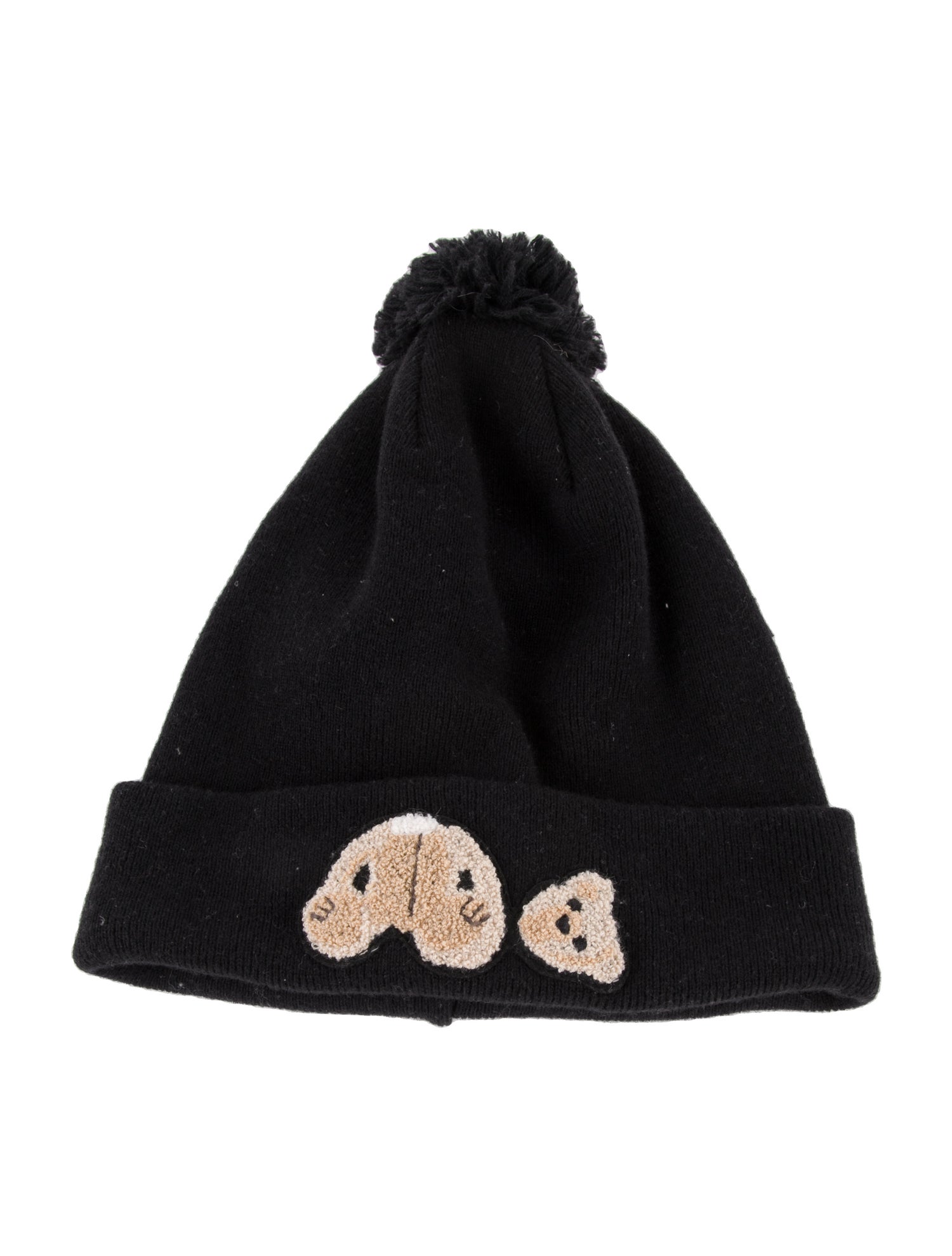 Palm Angels Embroidered Wool Beanie