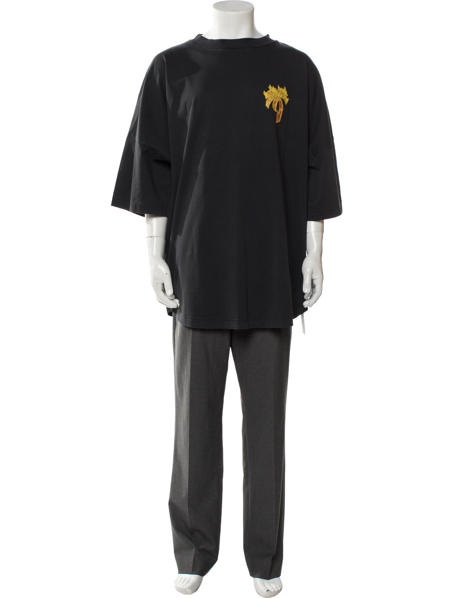 Palm Angels Graphic Print Crew Neck T-Shirt w/ Tags