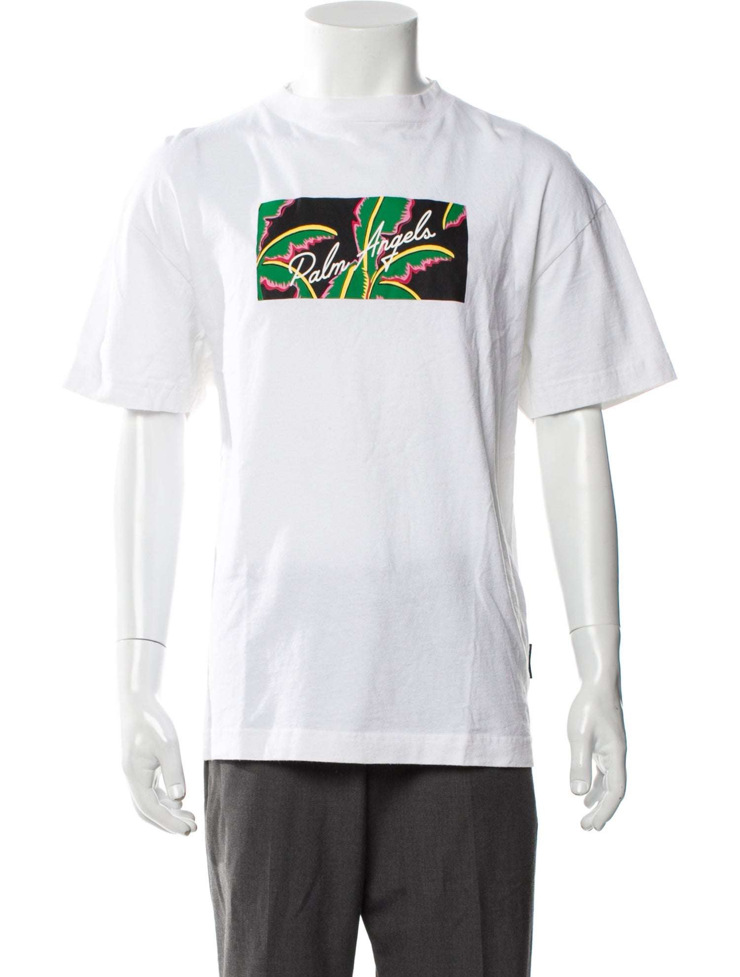 Palm Angels Graphic Print Crew Neck T-Shirt
