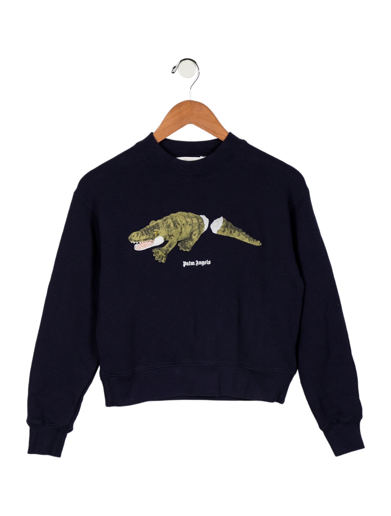 Palm Angels Girls' Logo Print Long Sleeve Sweatshirt w/ Tags