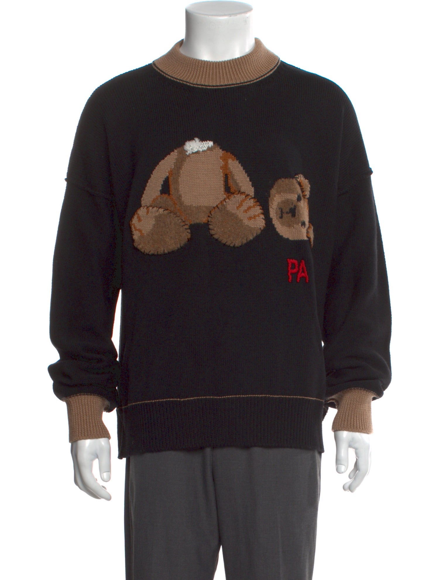 Palm Angels Virgin Wool Printed Pullover