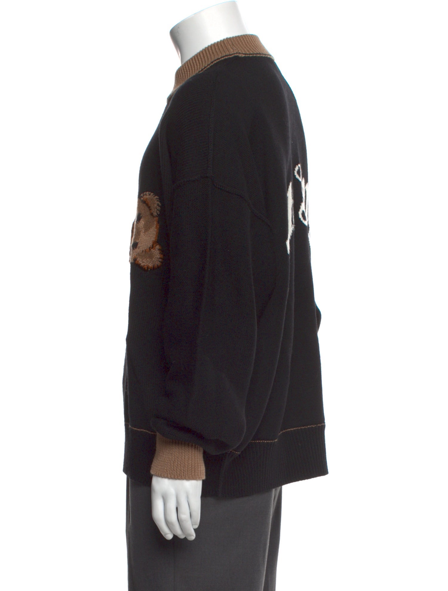 Palm Angels Virgin Wool Printed Pullover