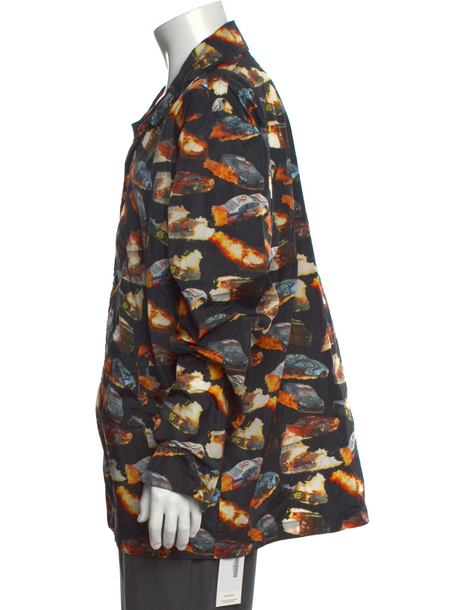 Palm Angels Printed Long Sleeve Shirt