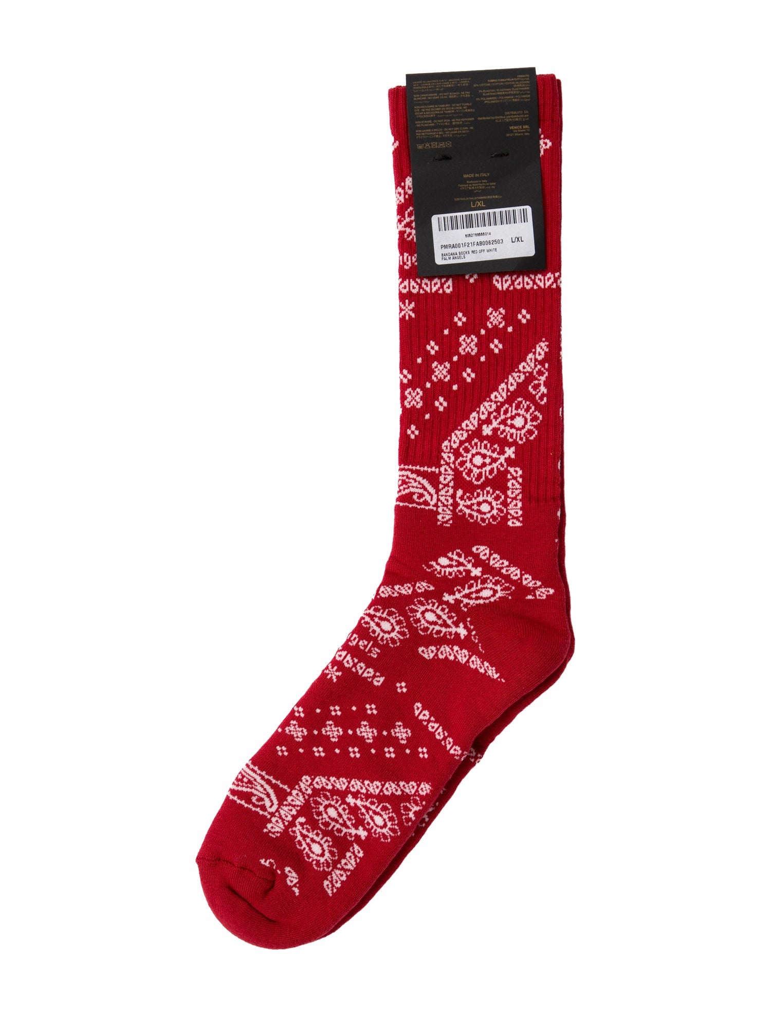 Palm Angels Paisley Socks w/Tags