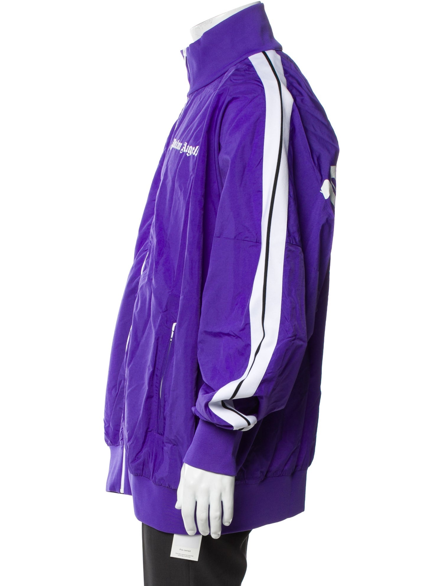 Palm Angels Striped Windbreaker w/ Tags