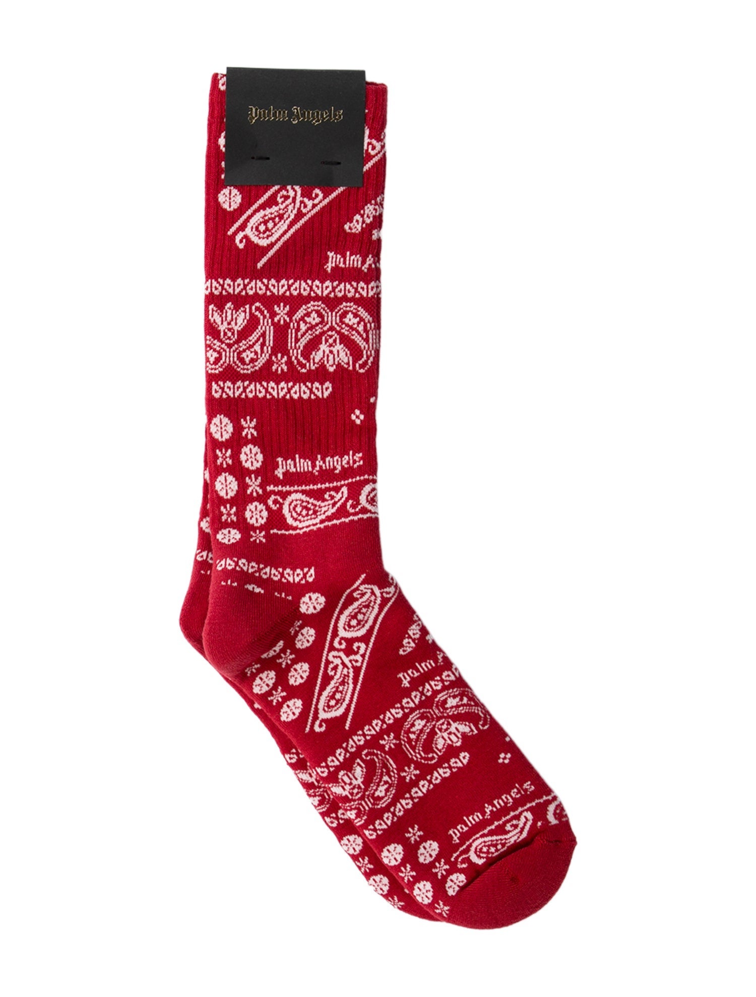 Palm Angels Bandana Print Socks w/Tags