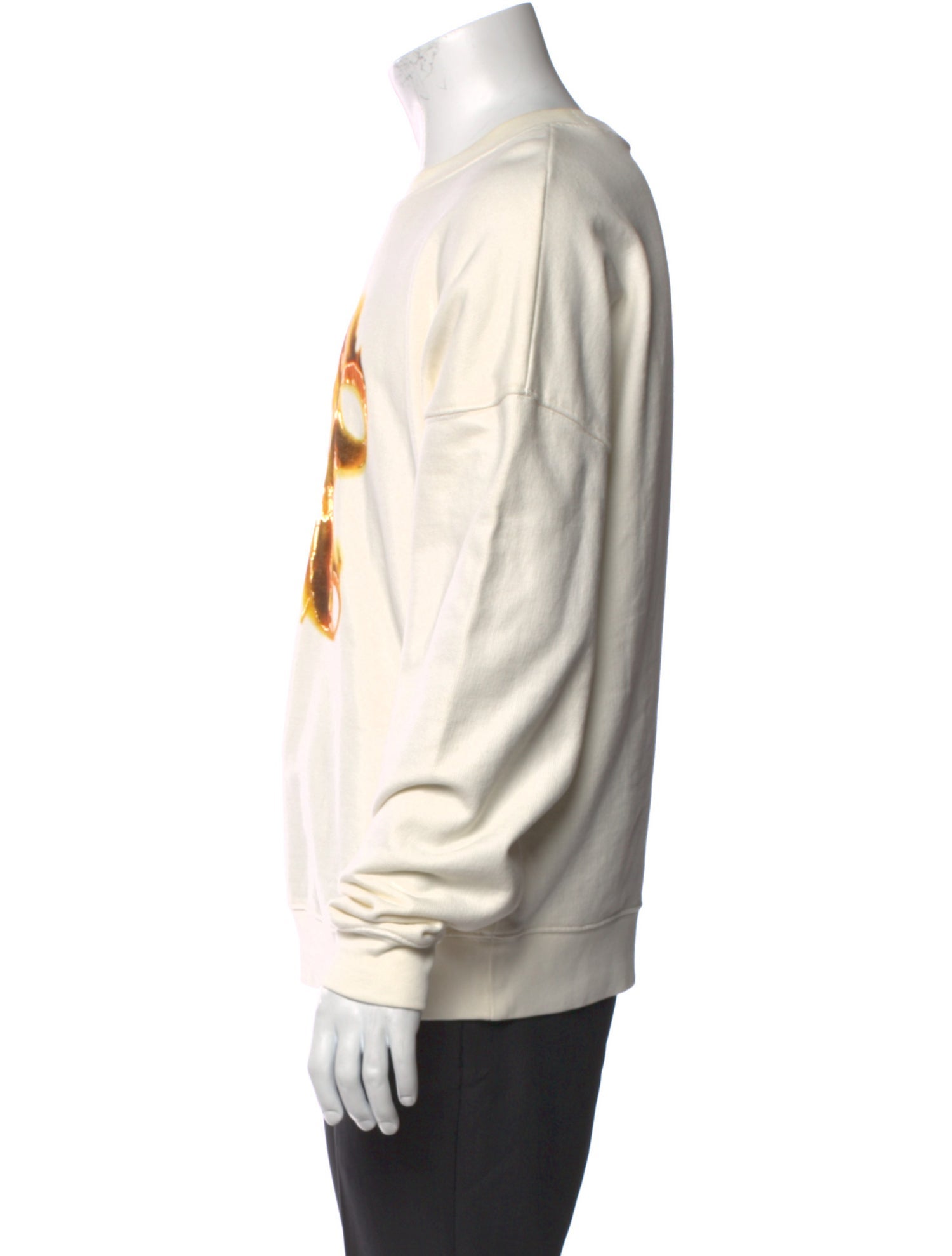 Palm Angels Graphic Print Crew Neck Sweatshirt