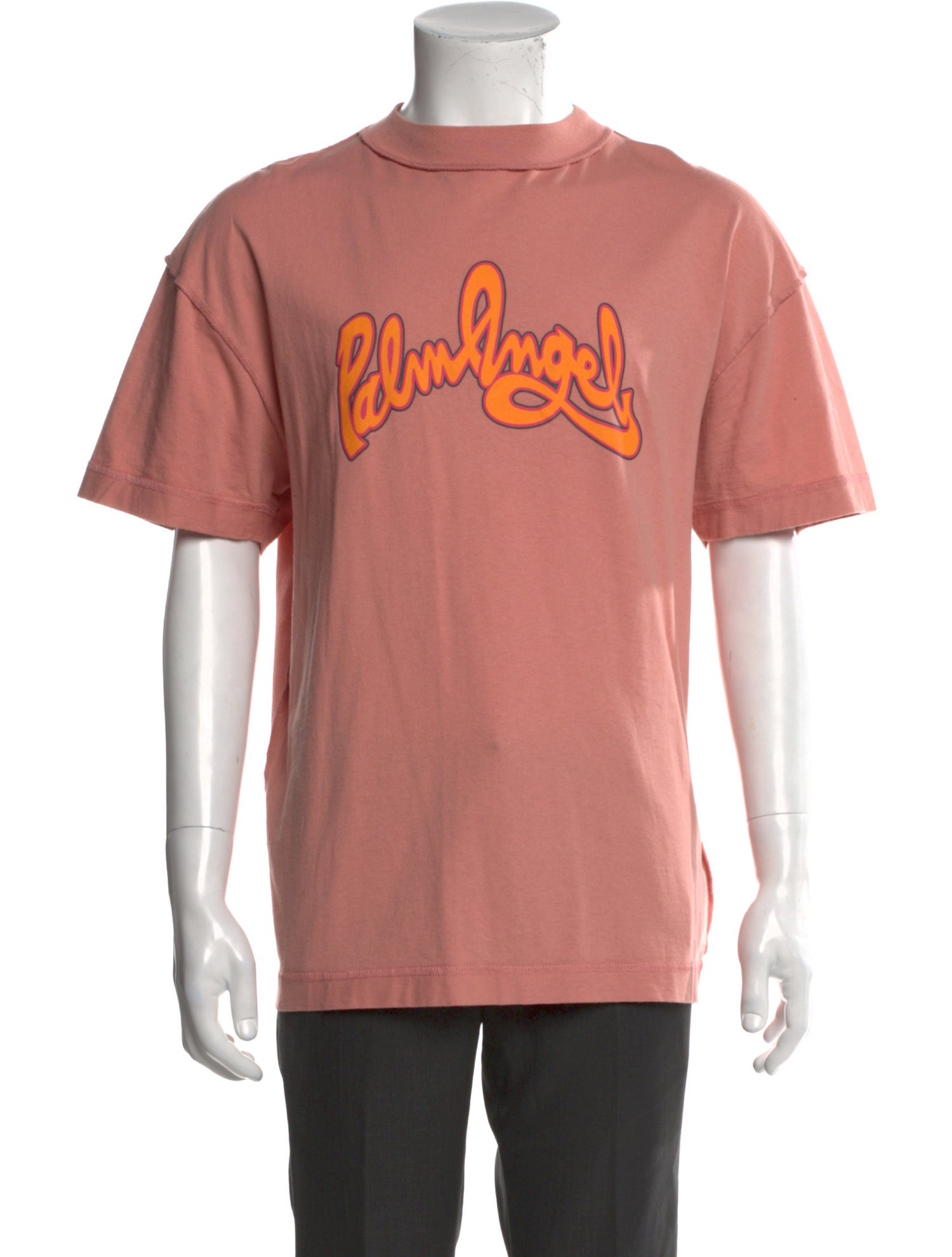 Palm Angels Graphic Print Crew Neck T-Shirt