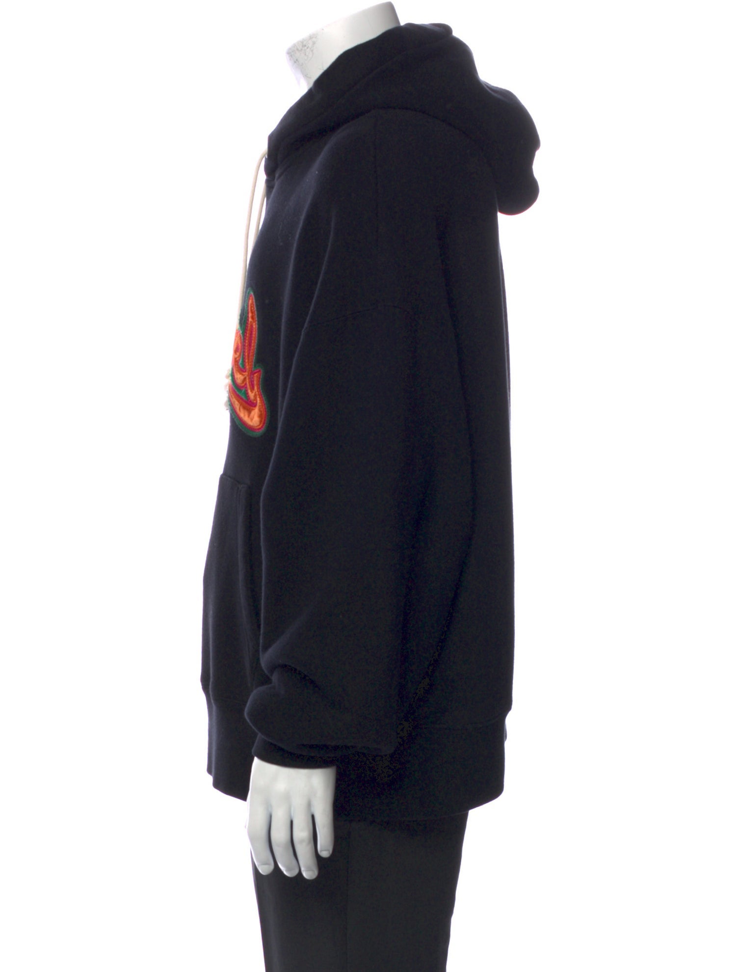 Palm Angels Graphic Print Crew Neck Hoodie