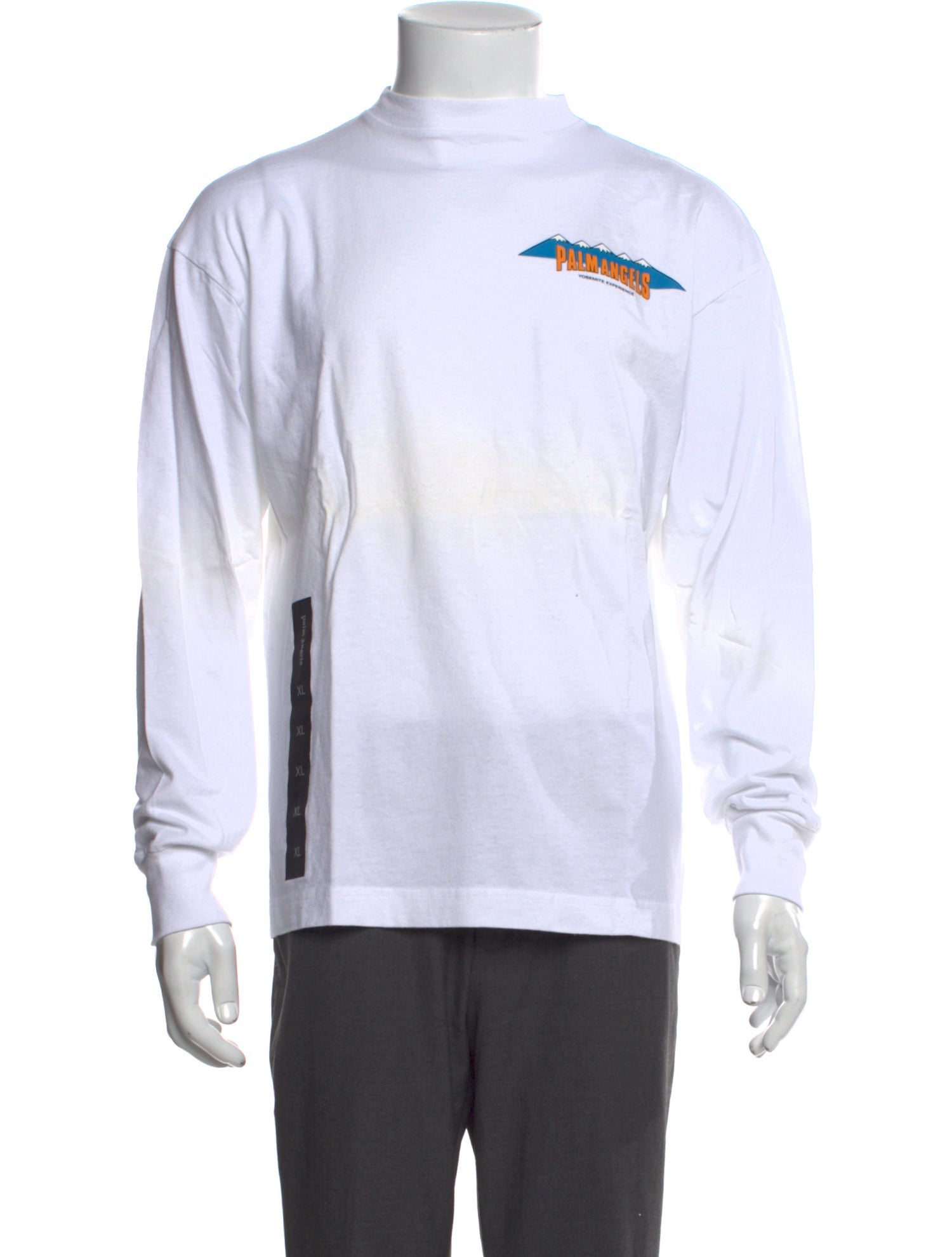 Palm Angels Graphic Print Turtleneck Pullover