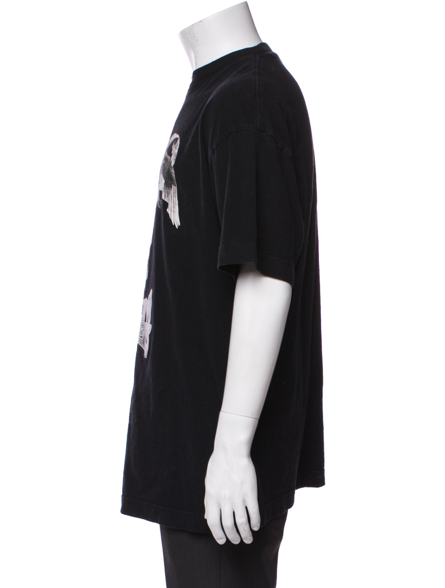 Palm Angels Graphic Print Crew Neck T-Shirt