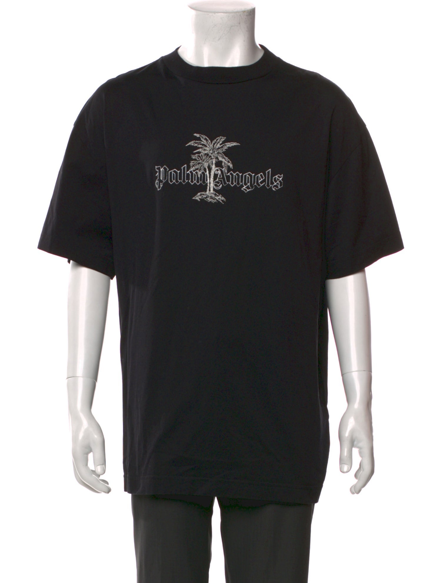 Palm Angels Graphic Print Crew Neck T-Shirt