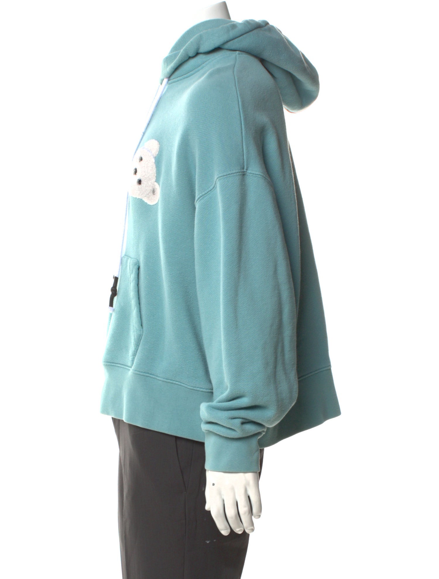 Palm Angels Graphic Print Crew Neck Hoodie